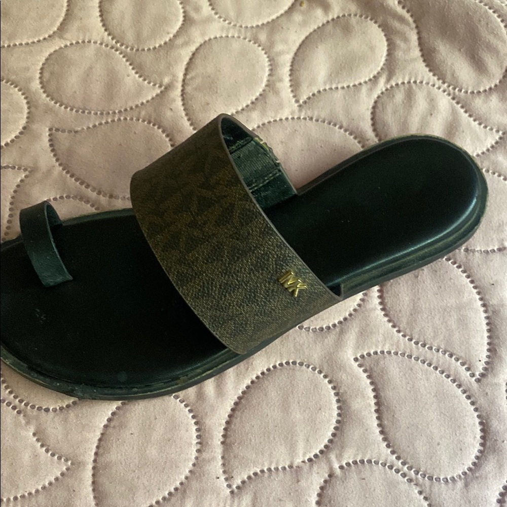 Michael Kors Black Sandals Elegant Slide